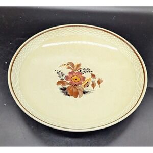 Vintage Royal Copenhagen Denmark Knud Autumn Floral Round Serving Bowl 9.75"